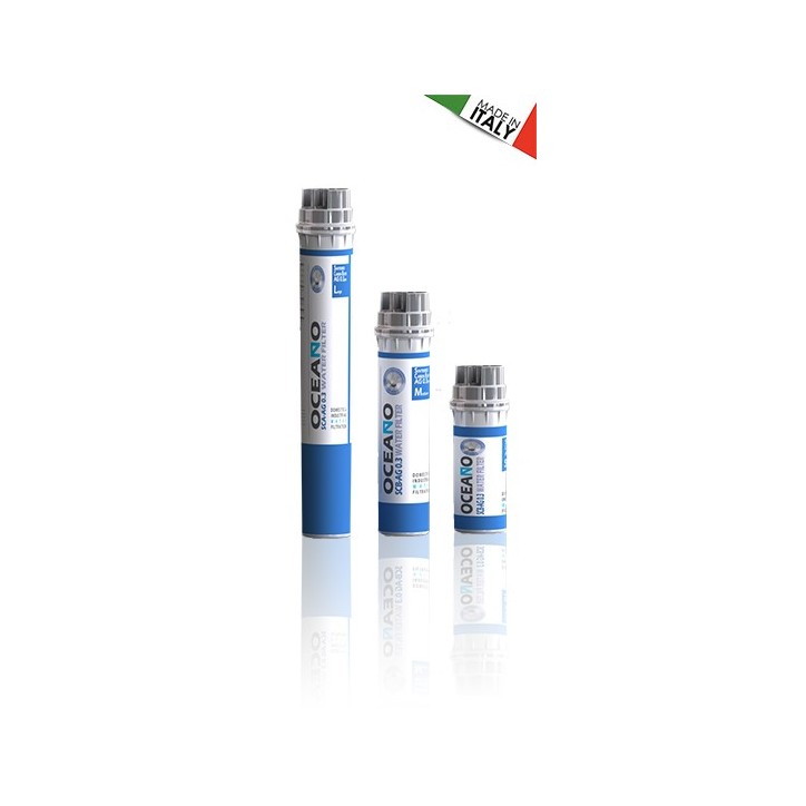 Sintered Carbon Block Ag 0.5µm + UF Membrane 0.1µm Stem Sintered Carbon Block Ag 0.5µm + UF Membrane 0.1µm Stem