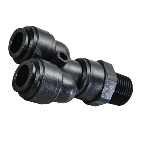 Y Girevole Maschio Conico BSPT