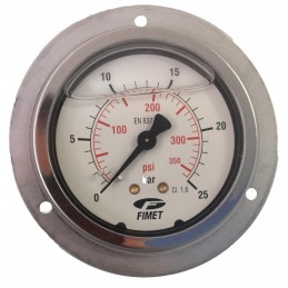 Manometro Ø 40 montaggio a pannello