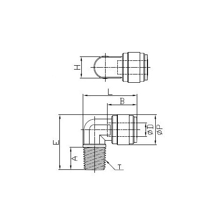 Raccordo Gomito Maschio  BSPT
