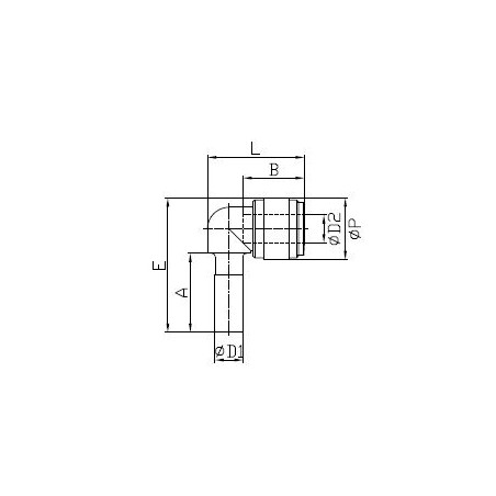 Raccordo A Gomito Con Codolo