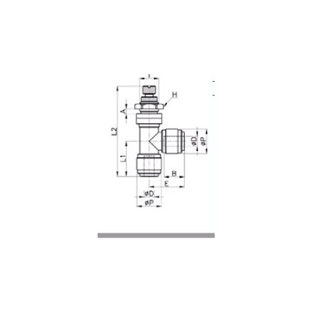 Regolatore Di Flusso Passaparete A Gomito Pollici