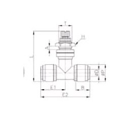 Regolatore Di Flusso Passaparete In Linea In Pollici