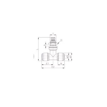 Regolatore Di Flusso Passaparete In Linea In Pollici