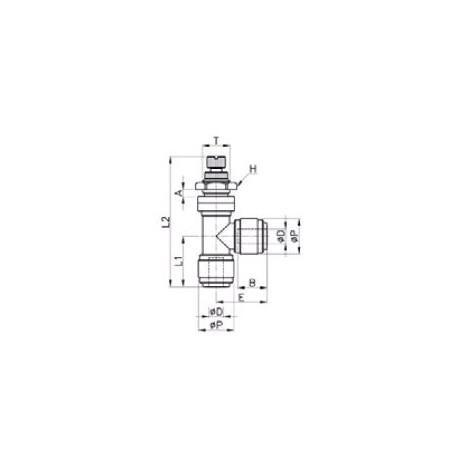 Regolatore Di Flusso Passaparete A Gomito Metrico