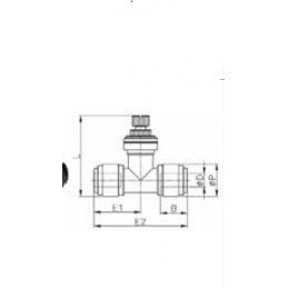 Regolatore Di Flusso Passaparete In Linea Metrico