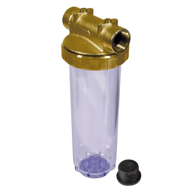 Contenitori con testa in ottone AMG SERIE SP600 Vaso in Poliammide-con scarico filettato 1/2"