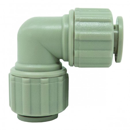 Intermedio a gomito con doppia connessione steel fit