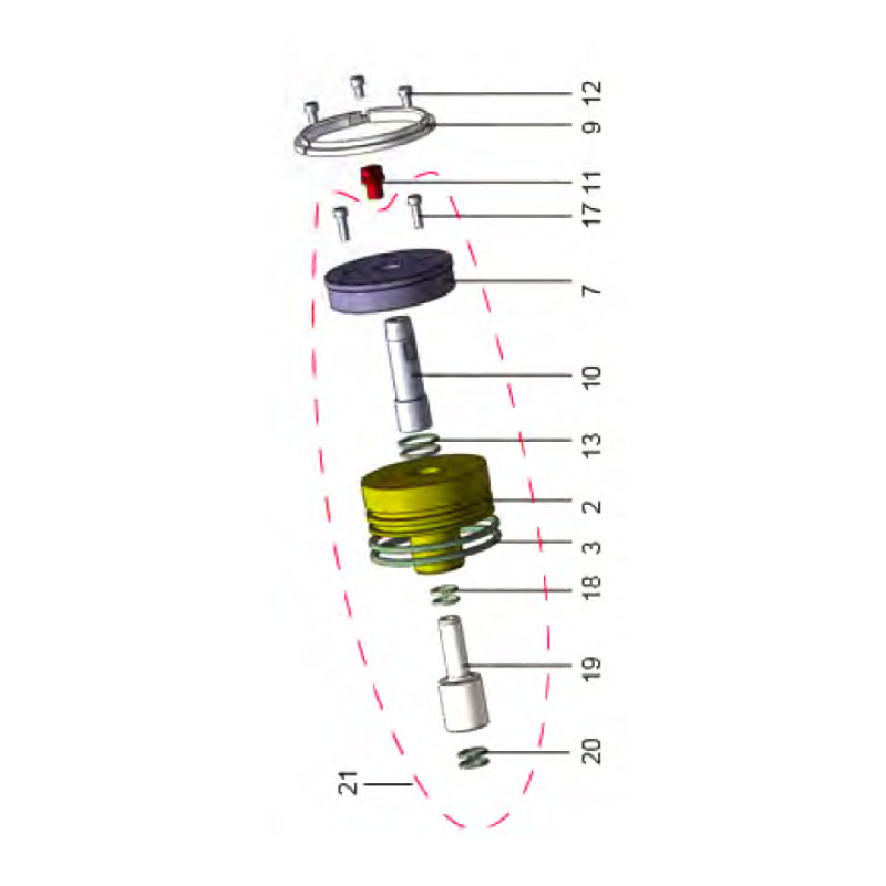 Parti di Ricambio Vessel 4” Side Port 600-1000-1200 Psi
