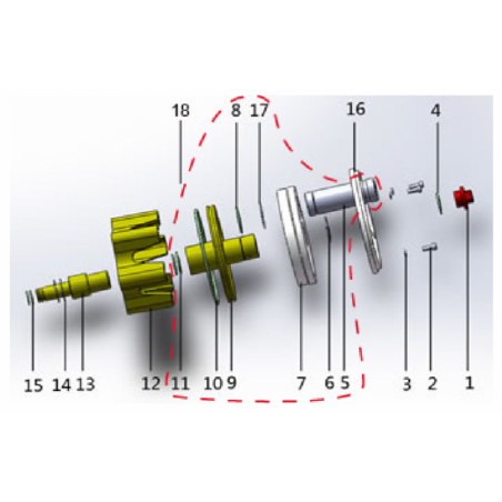 Parti di Ricambio Vessel 8” End Port 600-1000-1200 Psi