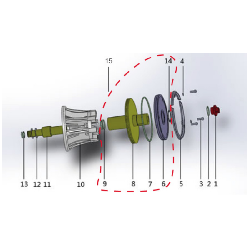 Parti di Ricambio Vessels 8” Side Port 300-450 Psi