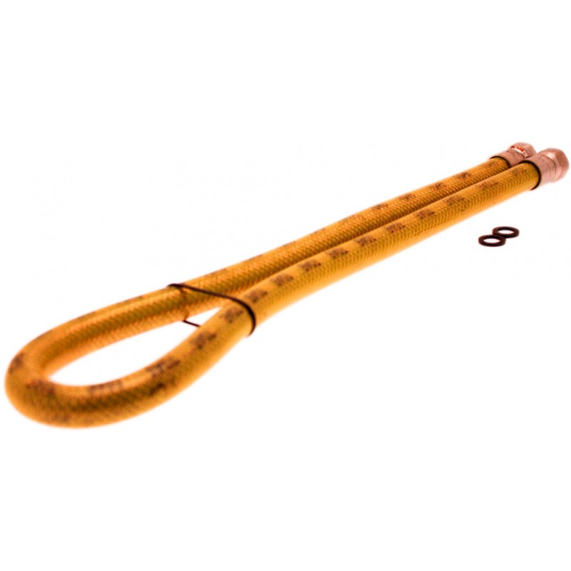 TUBO METALLICO FLESSIBILE PER GAS IN ACCIAIO INOX 2000 MM 1/2 F X 1/2 F