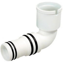RACCORDO A GOMITO A 90° PER KIT SCARICO CONDENSA 16-18 e 18-20
