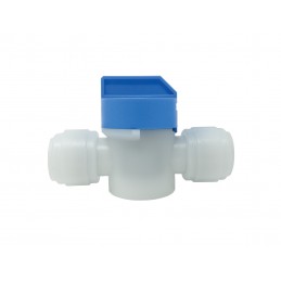 Valvola manuale 2 vie in pollici con manopola corta, per utilizzo in batteria con staffa HMCP