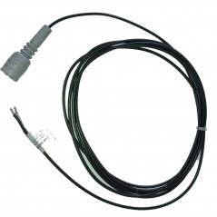 Cavo (RG174) lungo 2,5 GREY BLACK - NEUTAL +  con connettore BNCM