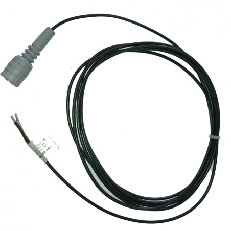 Cavo (RG174) lungo 2,5 GREY BLACK - NEUTAL +  con connettore BNCM