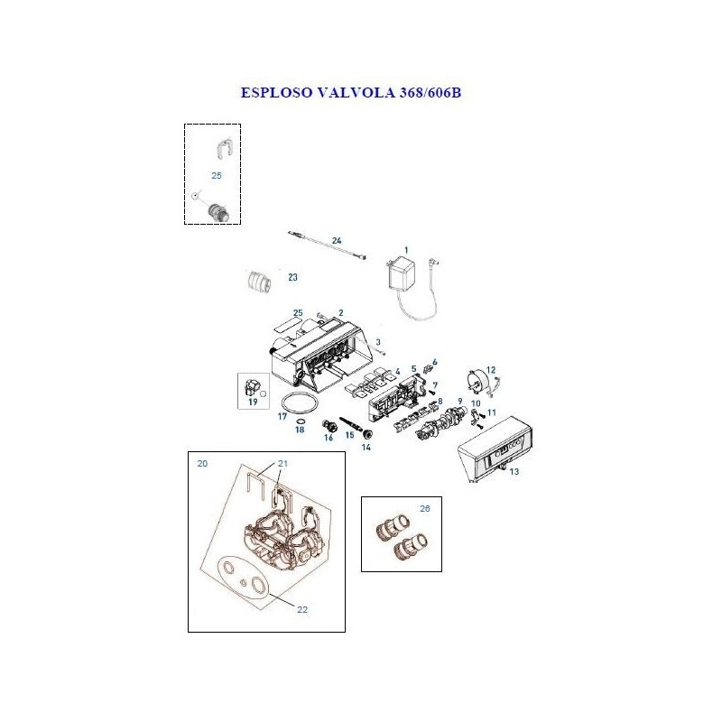 Ricambi Valvola Autotrol Serie 368/606B