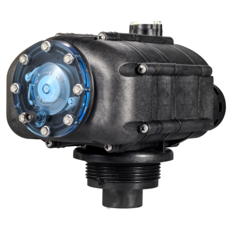 Valvola automatica non elettrica per addolcimento