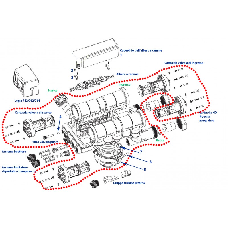 Ricambi Valvola Magnum Serie 700 PARTE 1