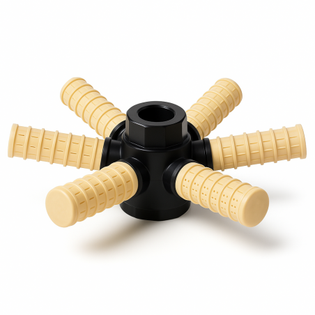 Raggiere di fondo per montaggio superiore