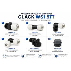 ACCESORI PER VALVOLA CLACK WS15TT