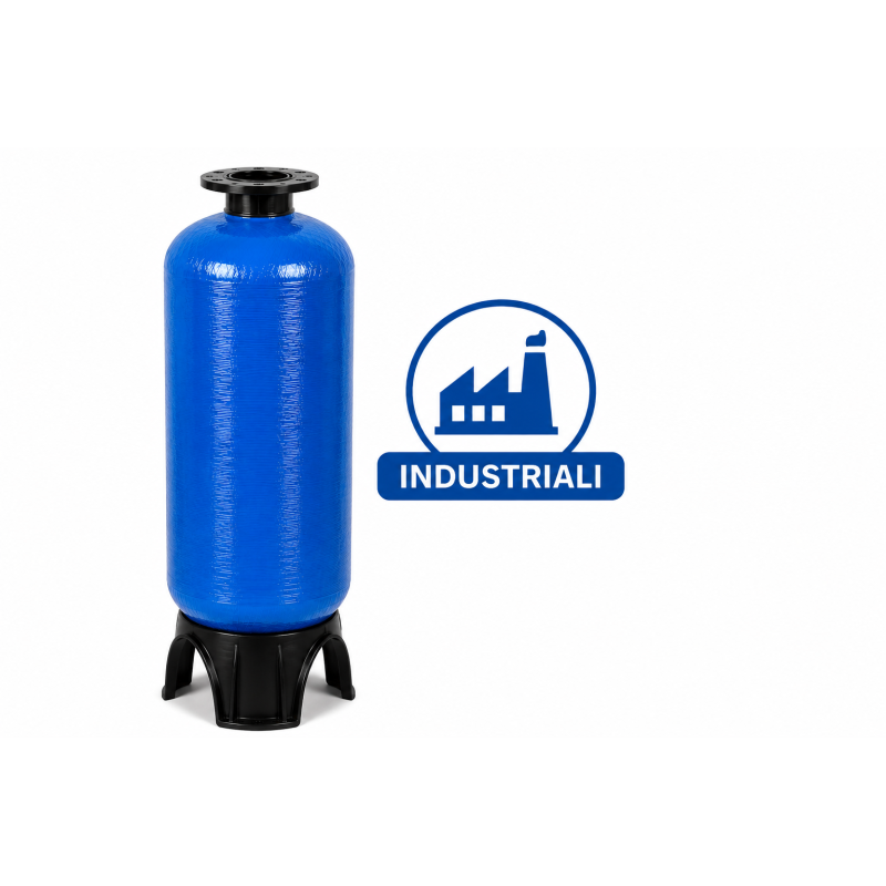 Bombole MWG Industriali con Attacchi Superiore e Inferiore Flangiati Bombole MWG Industriali con Attacchi Superiore e Inferiore Flangiati
