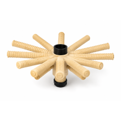 Distributori a doppia raggiera a montaggio superiore per tubi con diametro 90 mm