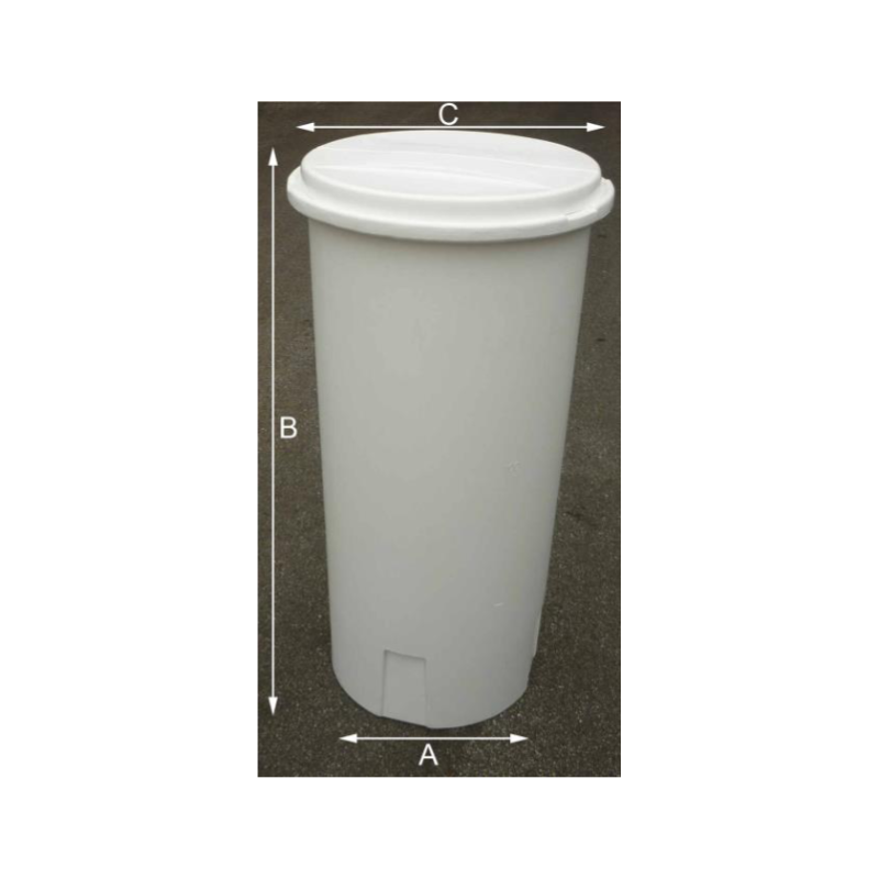 Tini Industriali per Salamoia a base circolare