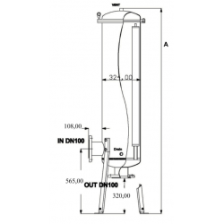 Contenitori Filtri a Cartuccia in AISI 316