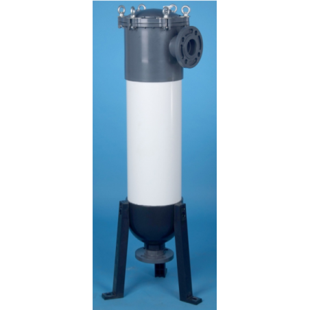 Contenitori Filtro Monocartuccia in PVC-U ad Alta Portata Serie PF