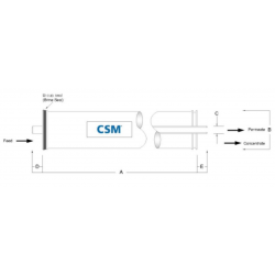 Membrane TORAY CSM 4"