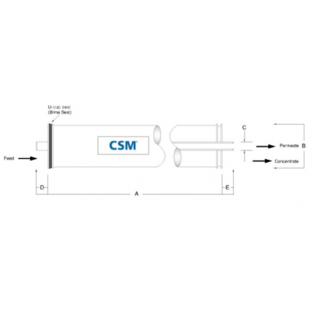 Membrane TORAY CSM 4"