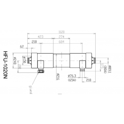 Membrane di Ultra Filtrazione TORAY serie HFU (tipo N) in PVDF