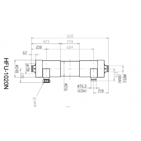 Membrane di Ultra Filtrazione TORAY serie HFU (tipo N) in PVDF