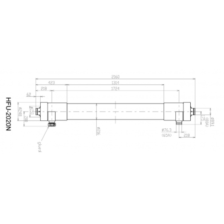 Membrane di Ultra Filtrazione TORAY serie HFU (tipo N) in PVDF